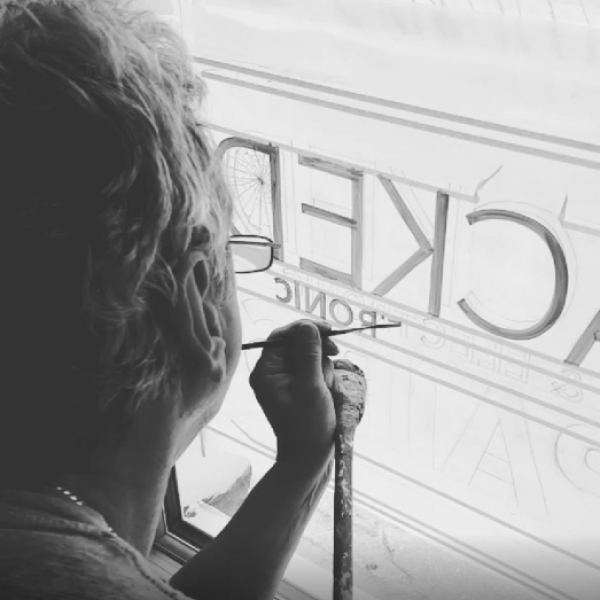 Glass Signage - inside outside